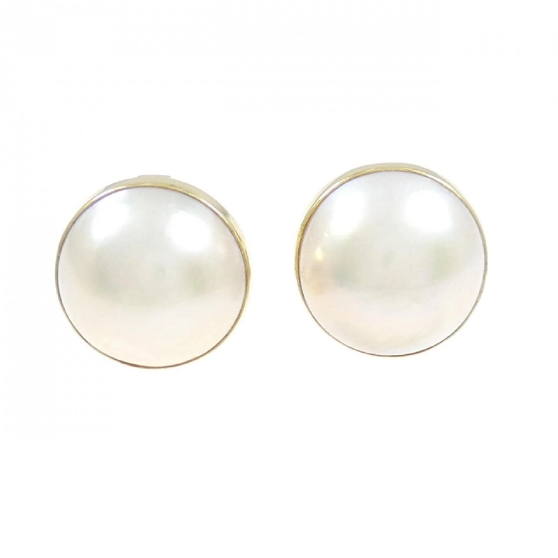 K18YG Mabe Pearl Bông tai - Hàng hiệu Authentic 872249