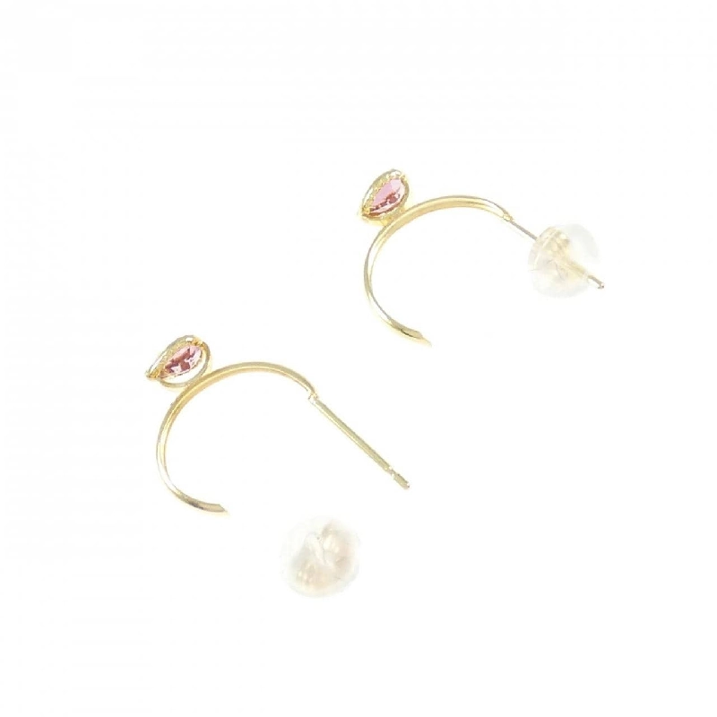 K18YG Tourmaline Bông tai - Hàng hiệu Chính hãng 868083