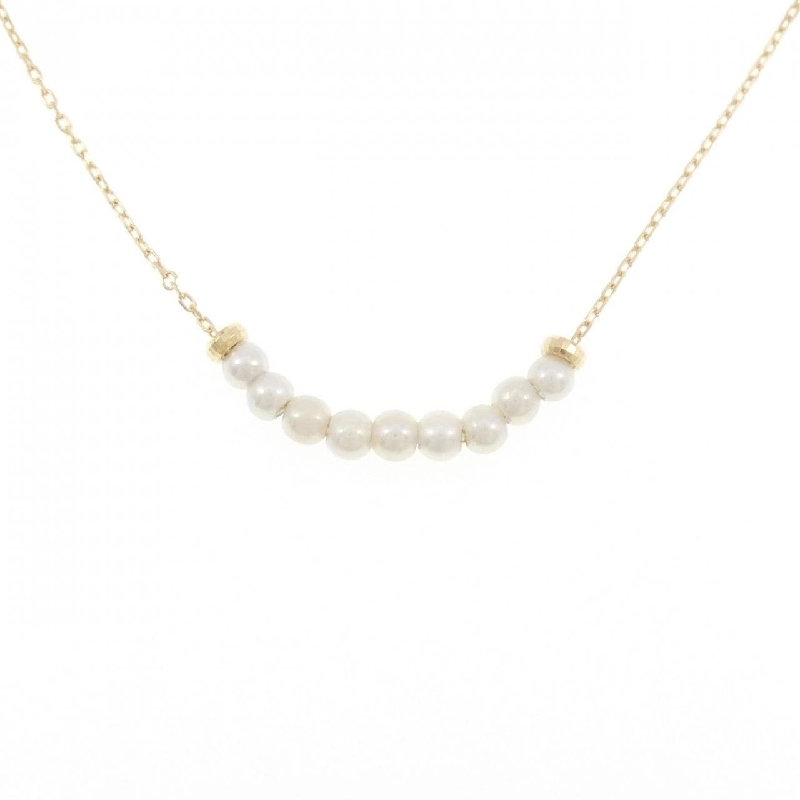 K18YG Ngọc trai Akoya Dây chuyền - Hàng hiệu Chính hãng 857019