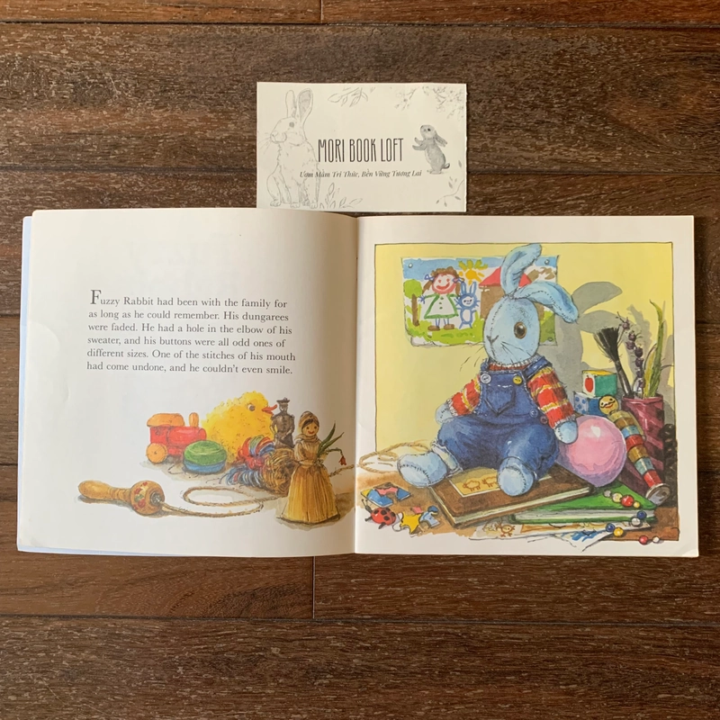 Sách tranh tiếng anh Fuzzy Rabbit, Used, minh họa cổ điển 478673