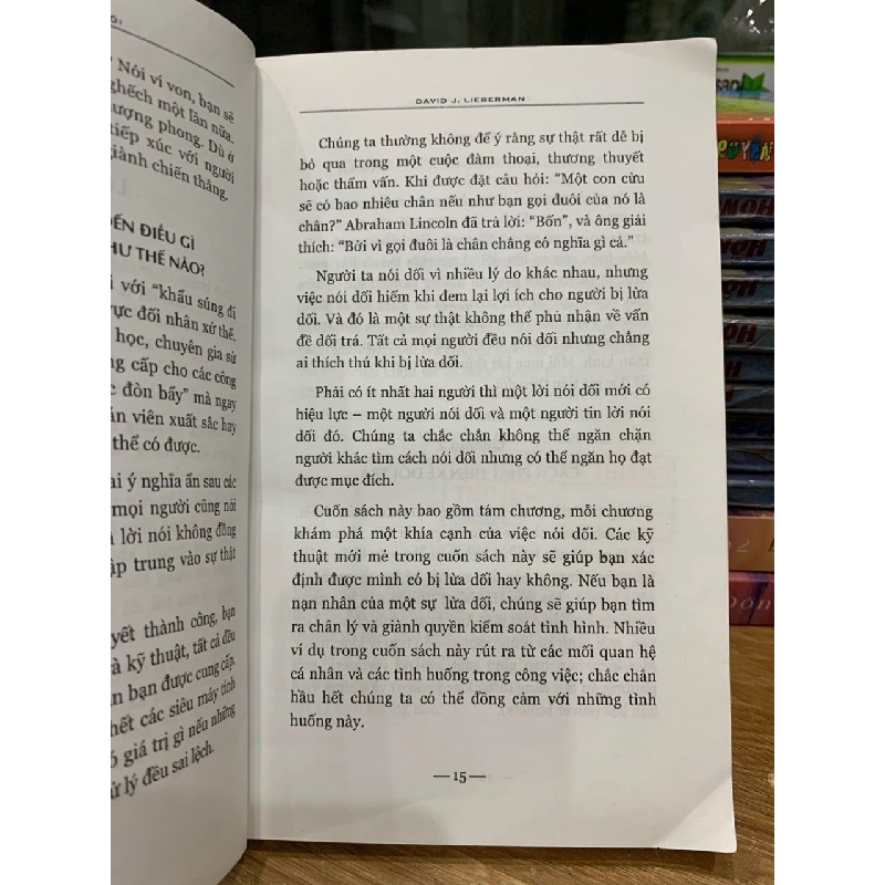 Không thể bị lừa dối -David K.Lieberman 781444