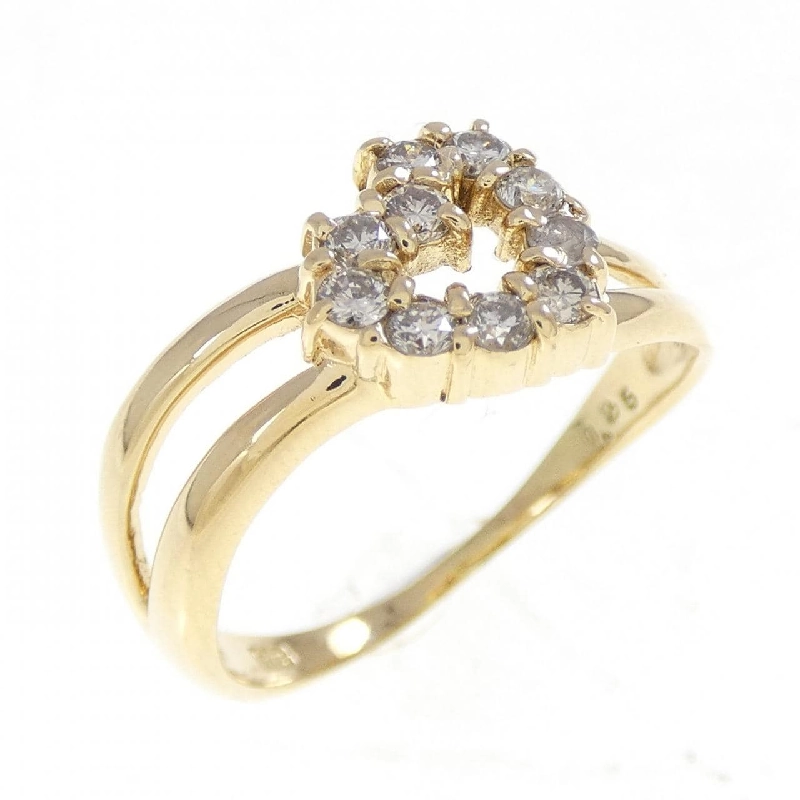 Nhẫn kim cương hình trái tim K18YG 0.25CT - Hàng hiệu Chính hãng 854667