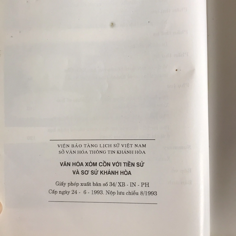 VĂN HÓA XÓM CỒN với Tiền sử và Sơ sử Khánh Hòa 502226