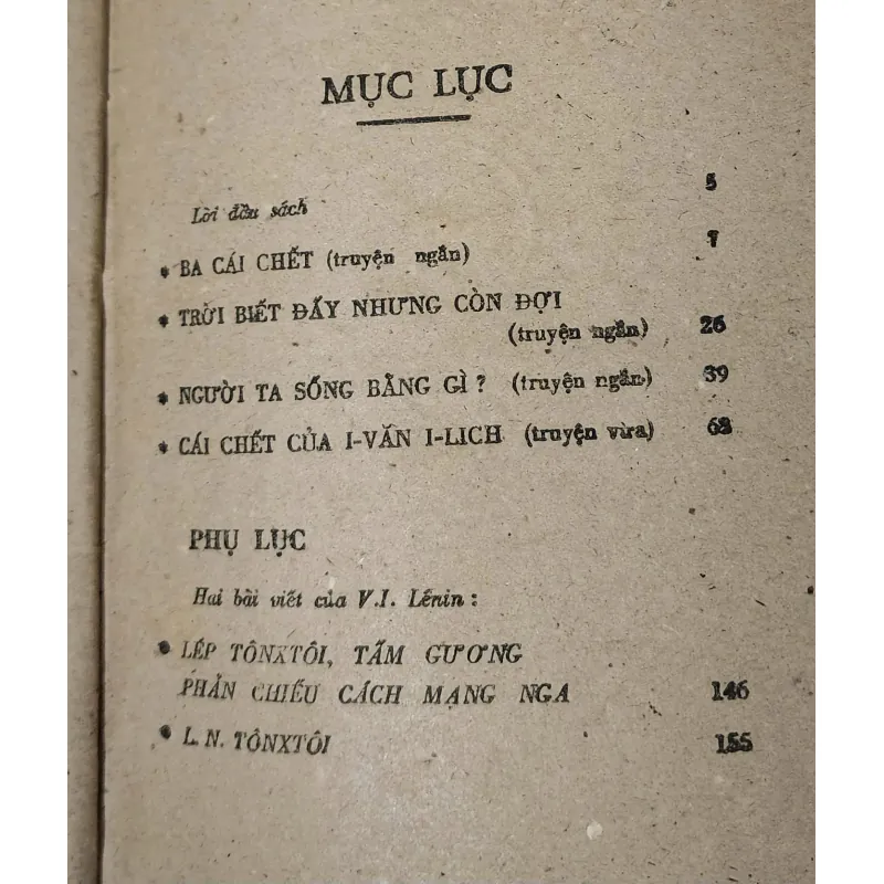 Đại văn hào L. Tolstoy, truyện ngắn/truyện vừa NGƯỜI TA SỐNG BẰNG GÌ 786275