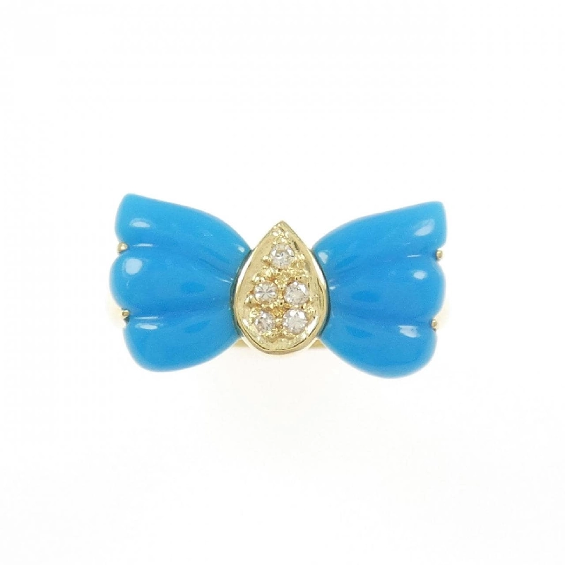 Nhẫn Turquoise K18YG - Hàng hiệu Chính hãng 851050