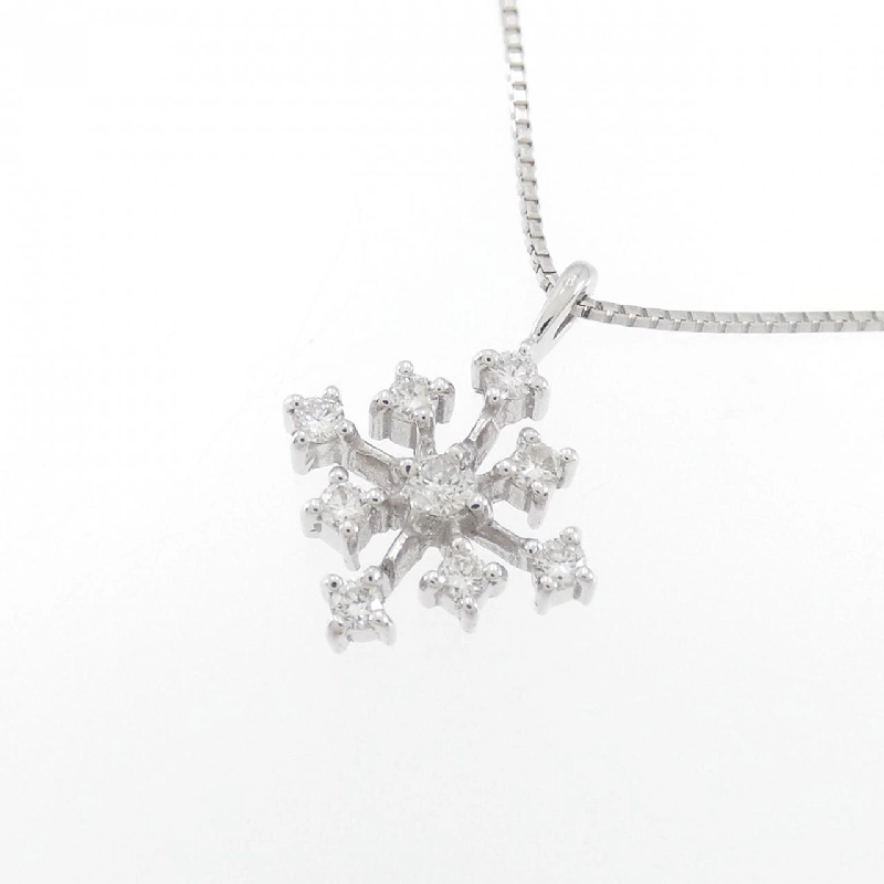 K18WG Dây chuyền kim cương 0.10CT - Hàng hiệu Chính hãng 862252