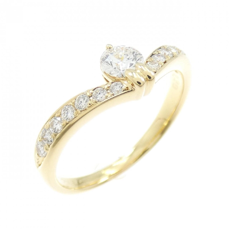 Nhẫn kim cương K18YG 0.20CT - Hàng hiệu Authentic 854971