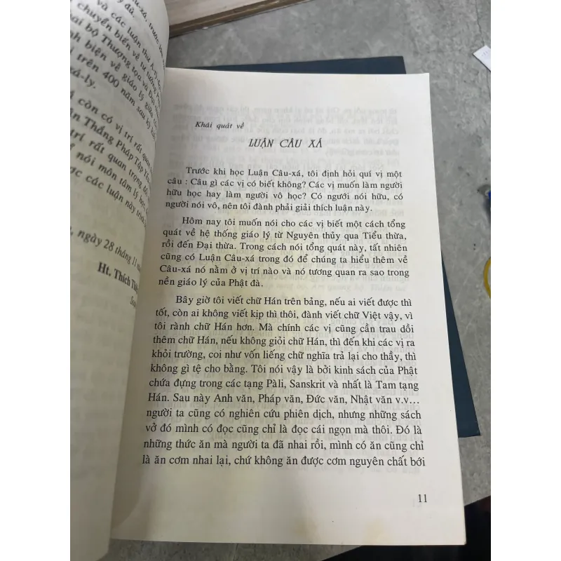 ĐẠI CƯƠNG LUẬN CÂU XÁ - THÍCH THIỆN SIÊU  1024668