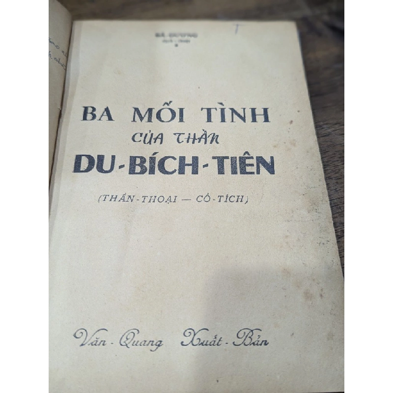 Ba mối tình của thần du bích tiên - Bá Đương dịch thuật 995704