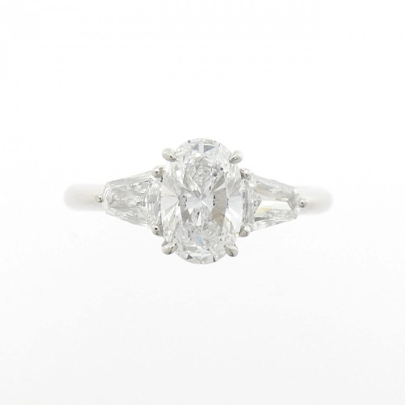 Nhẫn kim cương PT900 1.032CT D VS1 cắt oval - Hàng hiệu Authentic 871292