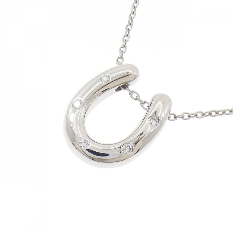 Dây chuyền kim cương hình móng ngựa PT900/PT850 0.02CT - Hàng hiệu Authentic 857857