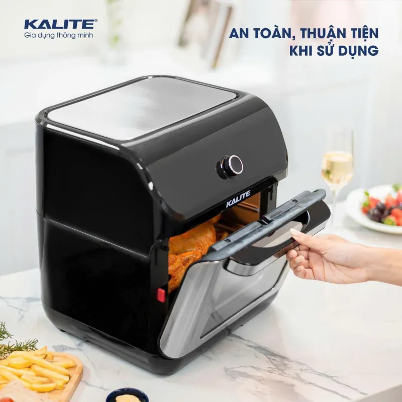 Nồi chiên không dầu KALITE KL-1200 12L giảm 95% chất béo 933286