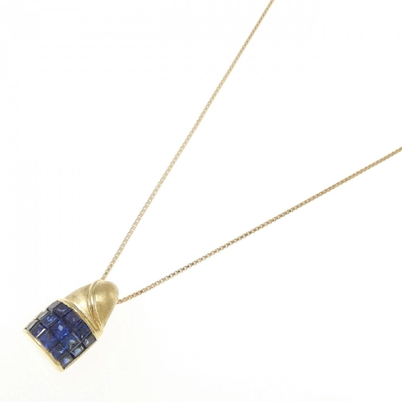 K18YG Sapphire Necklace 0.70CT - Hàng hiệu Authentic 862130