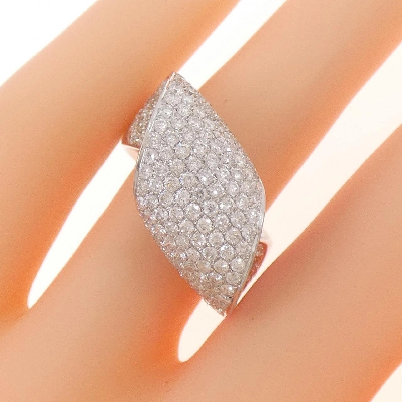 Nhẫn kim cương Pavé 750WG 2.00CT - Hàng hiệu Authentic 859308