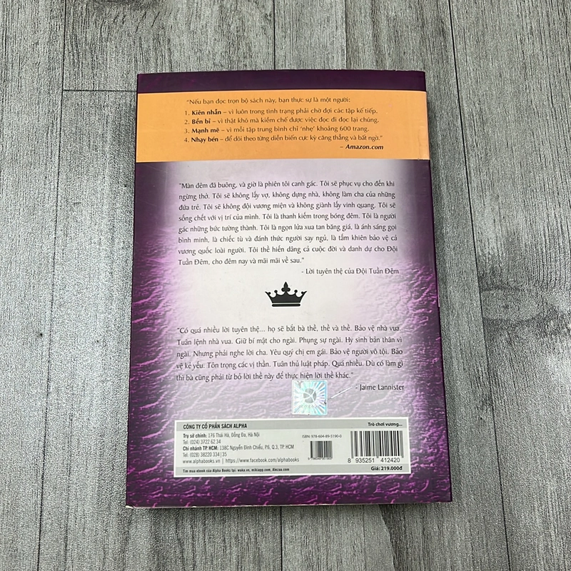 Trò chơi vương quyền tập 2b. 1b3 529621