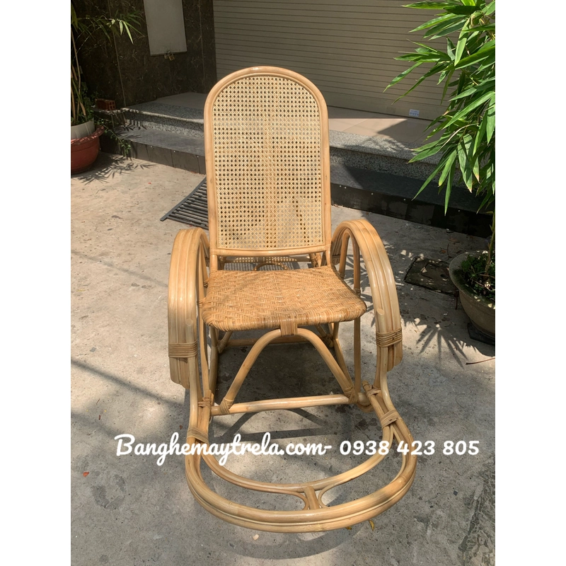 Ghế bập bênh kết hợp lưới mây đan 478123