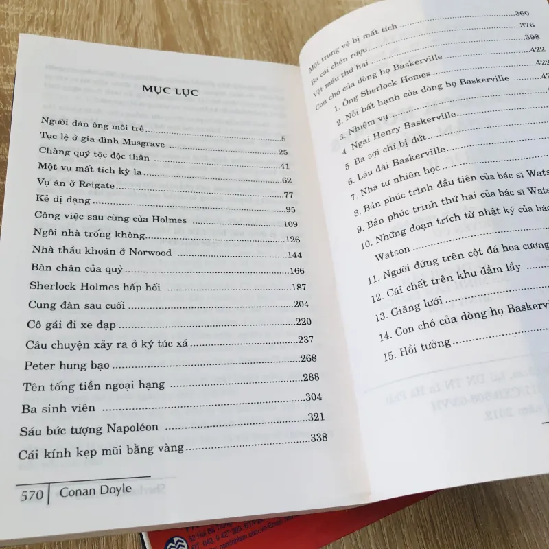 Bộ Sherlock Holmes – Arthur Conan Doyle (Full 3 tập) 989604