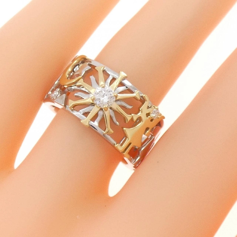 Nhẫn kim cương K18WG/K18YG 0.16CT 668957
