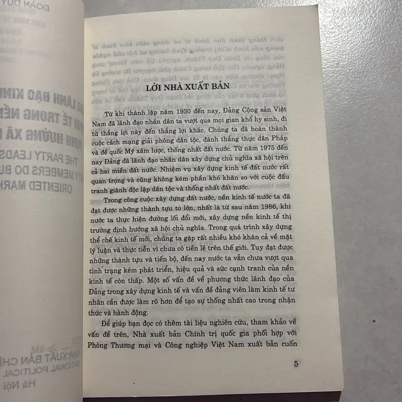 Đảng lãnh đạo kinh tế và đảng viên… - Đoàn Duy Thành 727042