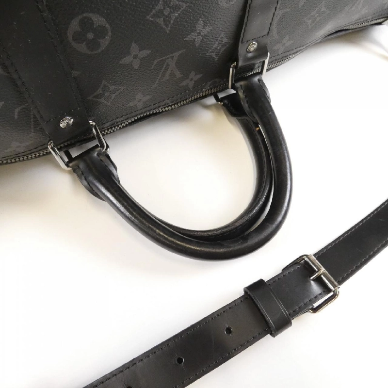 Túi Boston Louis Vuitton Monogram Eclipse Keepall Bandoulière 55cm M40605 614674