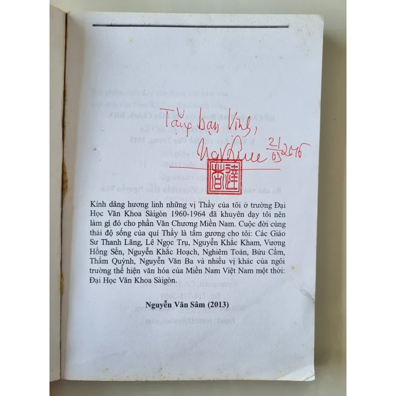 Kể chuyện tình buồn, có thủ bút soạn giả 1029240