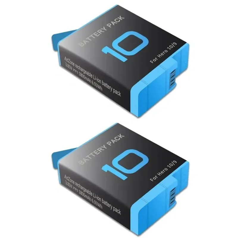 PIN GOPRO HERO 12/11/10/9 DUNG LƯỢNG 1800mAh, DÀNH THAY THẾ CHO CAMERA HÀNH ĐỘNG GOPRO 711404