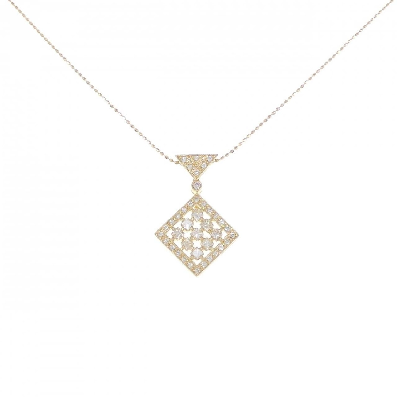 Dây chuyền kim cương K18YG 0.65CT - Hàng hiệu Chính hãng 864520