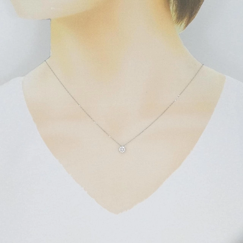 Dây chuyền kim cương PT 0.10CT - Hàng hiệu Chính hãng 865229