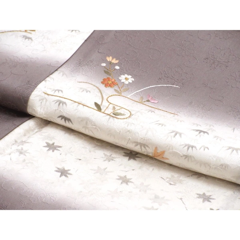 Áo kimono thăm viếng có thêu chế tác Yuzen - Hàng hiệu Authentic 876517