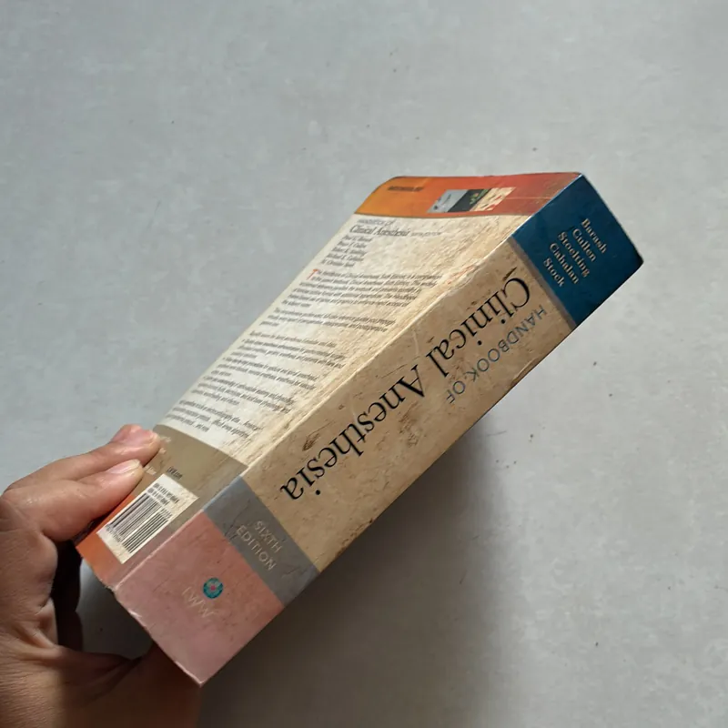 Handbook of Clinical Anesthesia 6th 687572