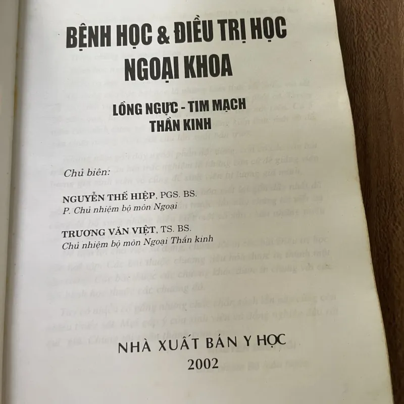 Bệnh học & Điều trị học Ngoại khoa 796931