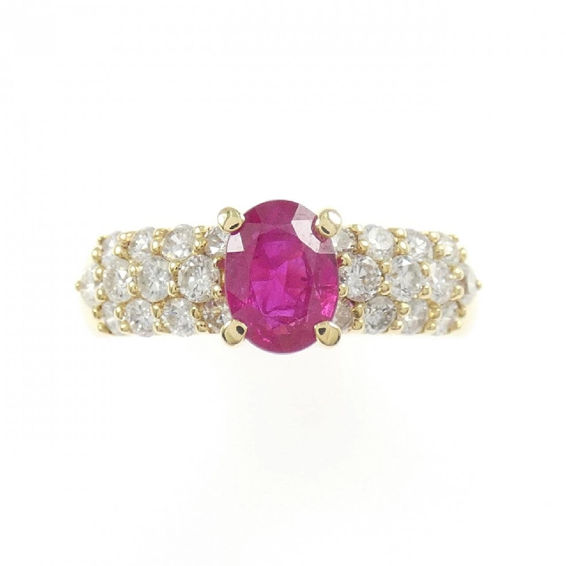 Nhẫn Ruby K18YG 0.89CT - Hàng hiệu Chính hãng 854448