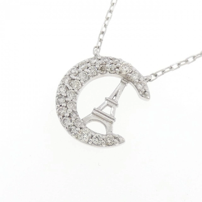 K18WG Dây chuyền kim cương 0.20CT - Hàng hiệu Chính hãng 858234