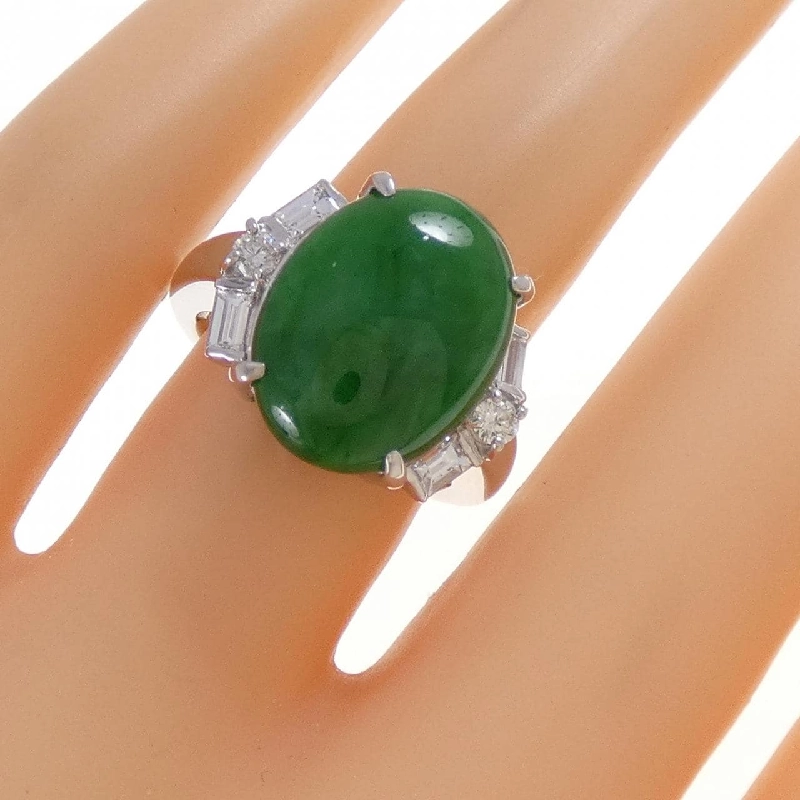 Nhẫn Ngọc Bích PT900 7.54CT - Hàng hiệu Chính hãng 849781