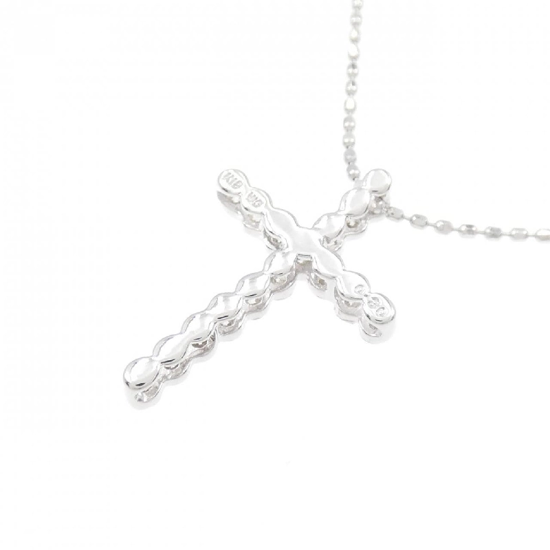 Dây chuyền kim cương K18WG/750WG - Hàng hiệu Authentic 0.30CT 863117