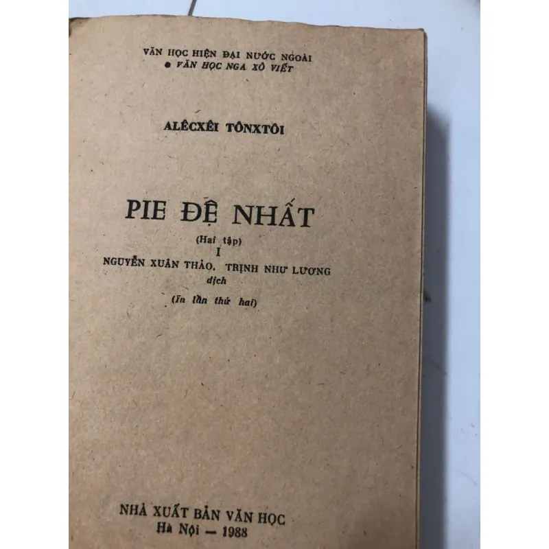 Pie đệ nhất – Aleksei Tolstoi 991851