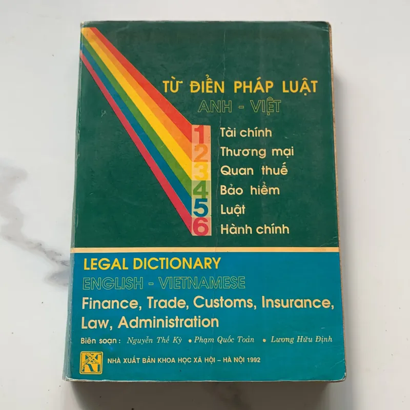 Từ điền pháp luật Anh Việt  593120
