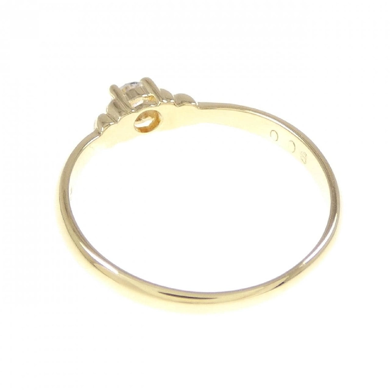 Nhẫn kim cương K18YG 0.08CT 669809