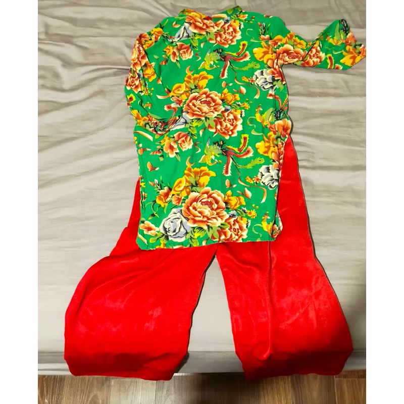 Bộ áo dài chơi tết 734987
