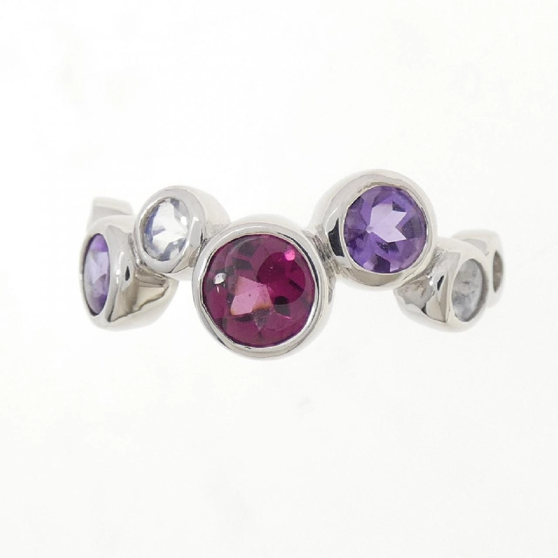 Nhẫn đá màu K18WG - Hàng hiệu Authentic 852917