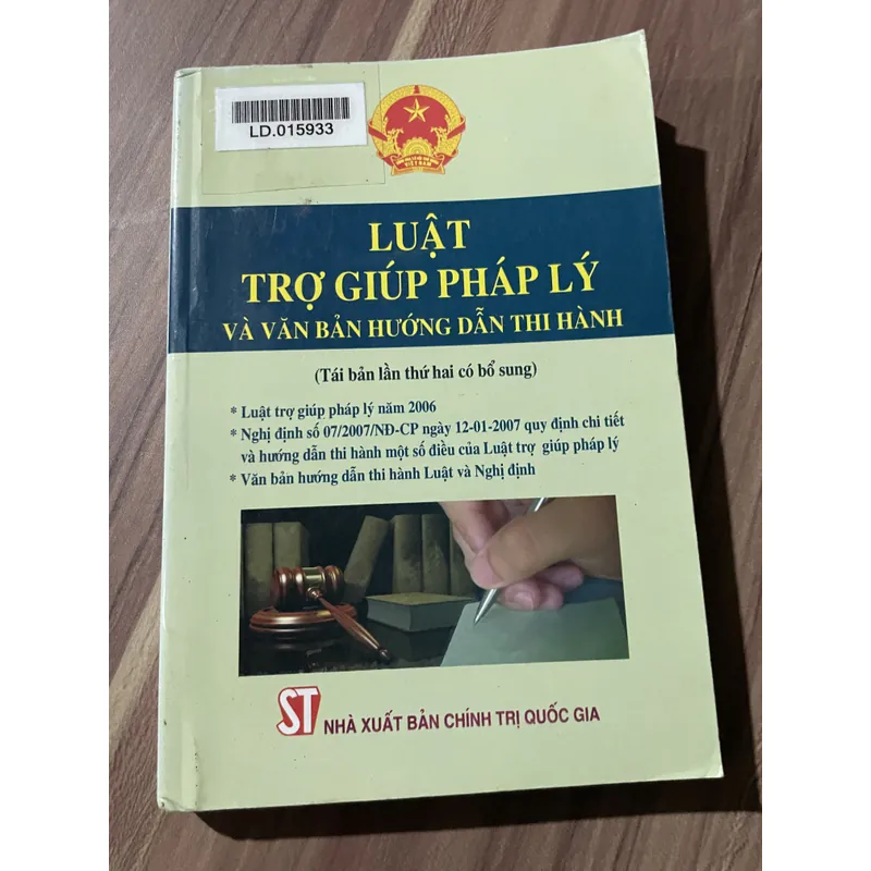 Luật trợ giúp pháp lý và văn bản hướng dẫn thi hành 591936