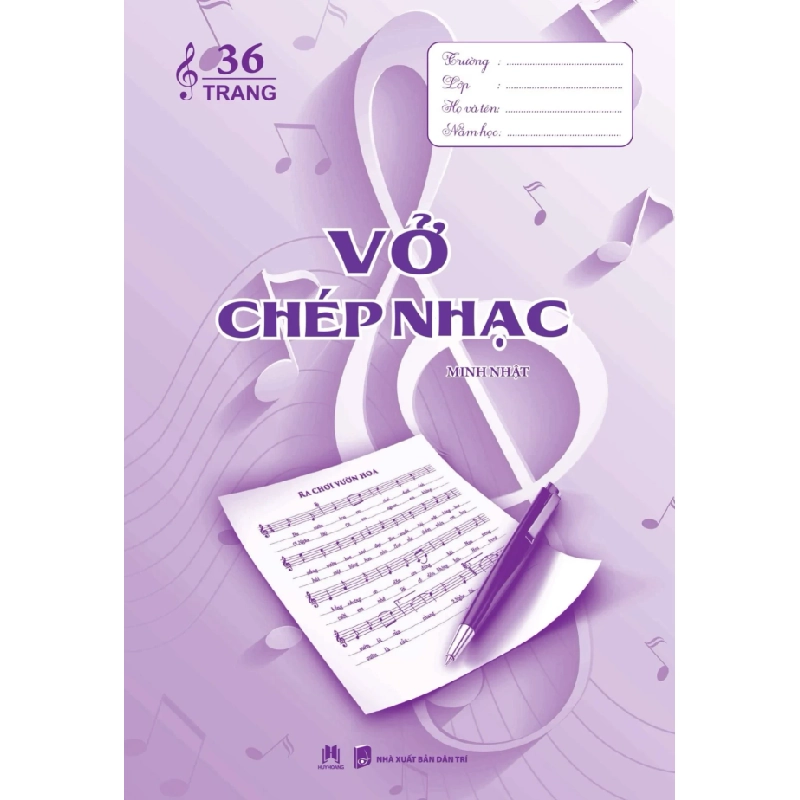 Vở chép nhạc 36 trang 10k (HH) Mới 100% HCM.PO Độc quyền - Âm nhạc 344265