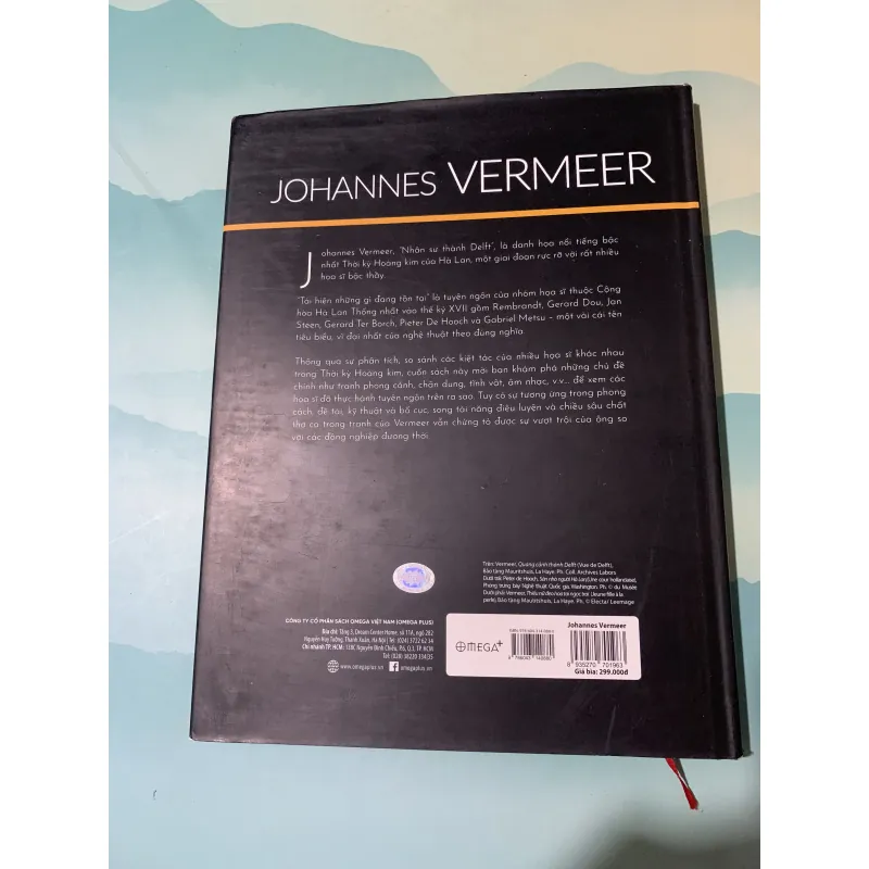 Johnnes Vermeer (Bìa cứng) 1013422