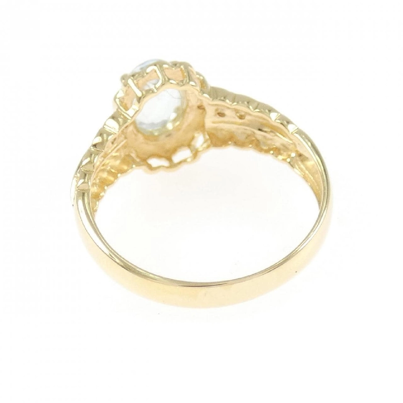 Nhẫn Aquamarine K18YG - Hàng hiệu Authentic 850441