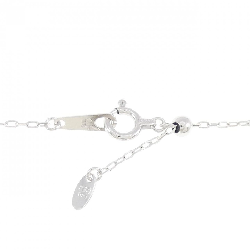 K18WG Hoa Kim Cương Dây Chuyền 0.08CT - Hàng hiệu Chính hãng 866035