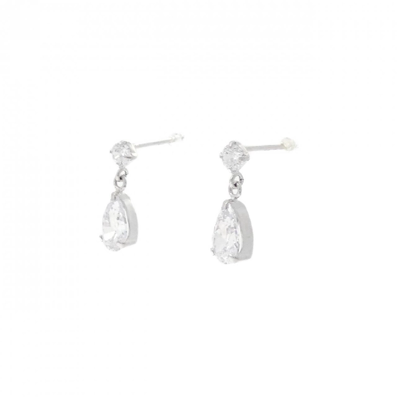 K18WG Bông tai Cubic - Hàng hiệu Chính hãng 870361