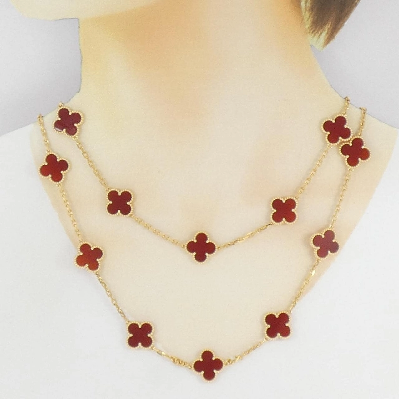 Vòng cổ Van Cleef & Arpels Vintage Alhambra 20 Motif - Hàng hiệu Authentic 841800