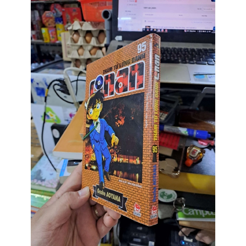 (TẶNG BOOKMARK) Thám Tử Lừng Danh Conan Tập 95 - Gosho Aoyama - mới 80% ố RBK3012 952692
