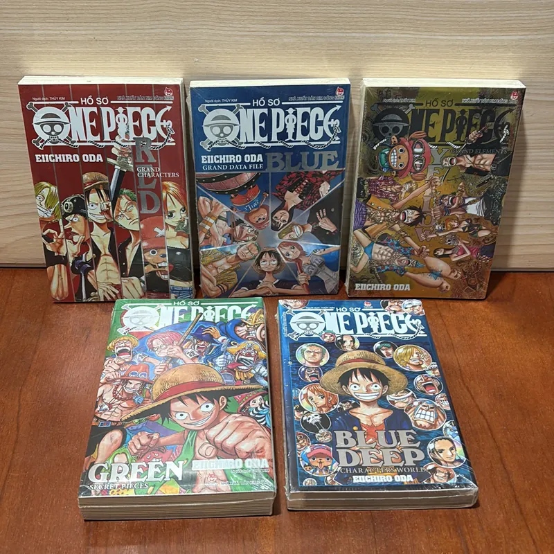 II Truyện tranh Hồ sơ One Piece (Red + Blue + Yellow + Green + Blue Deep) - NXB Kim Đồng 732532