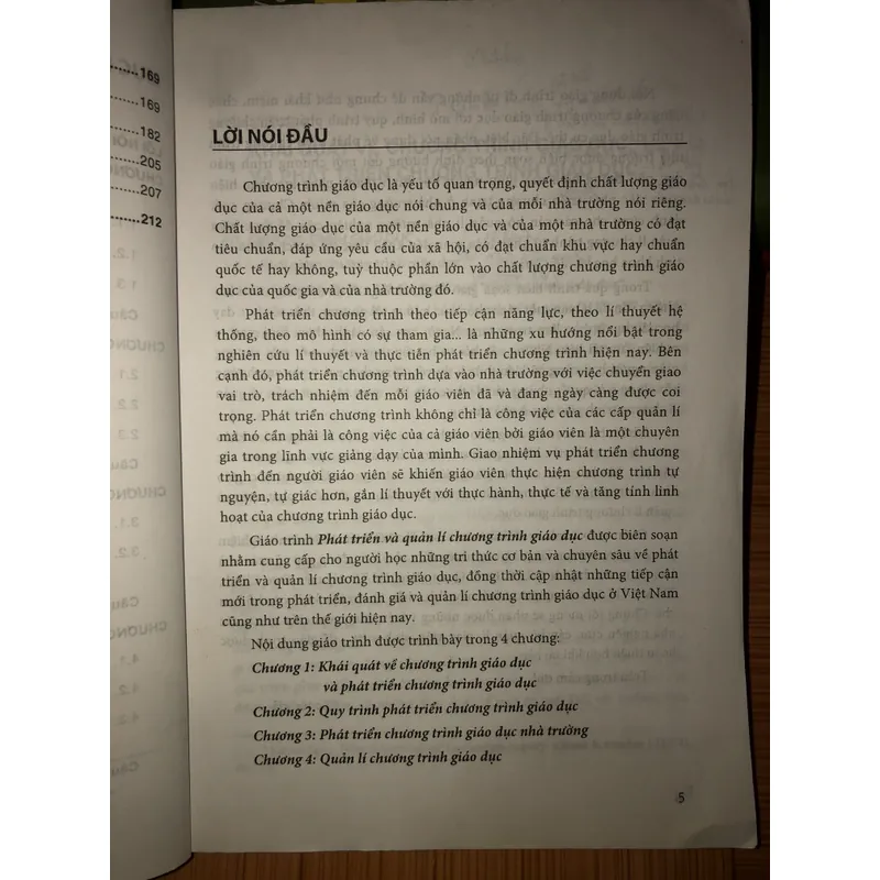 Phát triển và quản lí chương trình giáo dục 599025